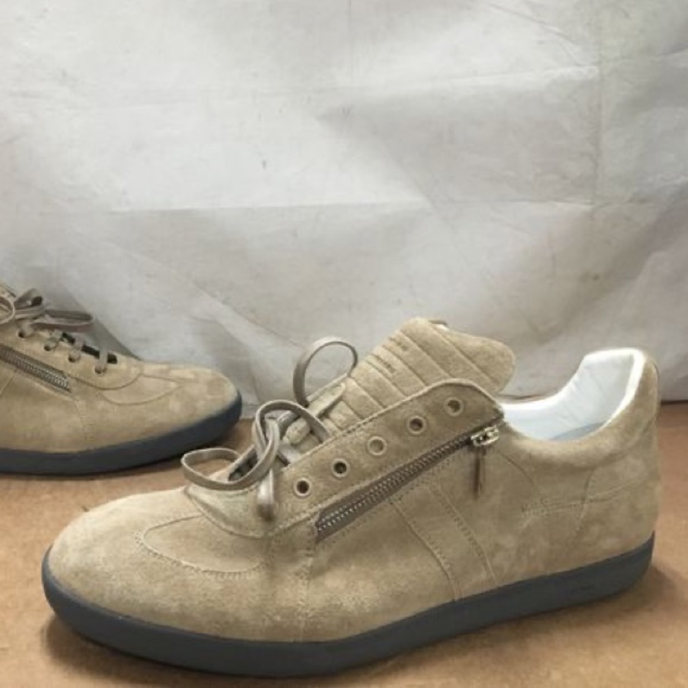Dior Homme Zip Side Leather Suede Sneaker